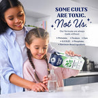 Cleancult Dish Soap Liquid Refills - Plant Based Cleaning Power - Cuts Grease & Grime - Free of Harsh Chemicals - Uses 90% Less Plastic - Fresh Basil - 32 oz/3 Pack