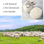 Dryer Balls Laundry Reusable - XL Wool Dryer Balls - Handmade Cute, Extra Large Dryer Balls, Shorten Drying Time, Organic Wool - Dry 1000+ Loads (6 Pack Sheep Pattern)