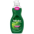 Palmolive Ultra Strength Liquid Dish Soap, Cuts Grease and Grime, No Soaking Needed, Powerful on Plastics, Dishwashing Liquid, 9.7 fl oz Bottle