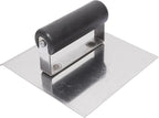 MARSHALLTOWN QLT Stainless Steel Hand Edgers, Plastic Handle, 152mm x 152mm, 16mm Lip, 13mm Radius, Made In The USA, CE514SP