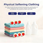 Wool Dryer Balls，New Zealand Wool Laundry Balls for Dryer (Pack of 6, Strawberry Handmade Pattern)，Softens Clothes,Naturally Reduces Drying Time and Static Electricity