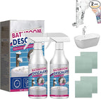 2PCS Stubborn Stains Cleaner, Bathroom Descaler Cleaner, Bathroom Foam Cleaner Spray, All-Purpose Descaler Foam Spray, Stubborn Stains Cleaner,Limescale Cleaner