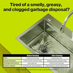 Garbage Disposal Cleaner and Deodorizer Tablets, 24 Pack, Foaming Kitchen Sink Drain Cleaner, Peach Scent, Helps Maintain a Clean Disposal