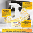 All Purpose Cleaner, Remove Stains Cleaning Spray, Lemon Breeze Scent Multipurpose Heavy Duty Degreaser, Kitchen Cleaning Supplies Removes Oil Stains On Microwave & Oven & Stove Top