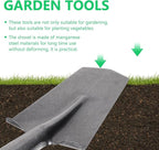 SUPVOX Heavy-Duty Manganese Steel Garden Handle Shovel for Planting and Digging Narrow Tip Spade Gardening Tool for Lawn Care and Tree Transplanting