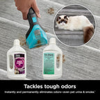 1L Stain & Odor Remover, Carpet Cleaner. Compatible With Shark All Upright And Compact Deep Carpet Cleaners(SYSTEM FORMULA 2)