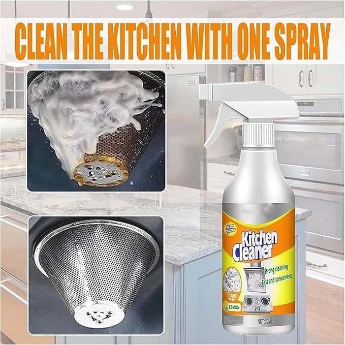 Joe Fish Kitchen Cleaner,Ju Fish Kitchen Cleaner,Multifunctional Powerful Kitchen Foam Cleaner Spray,Kitchen Foam Cleaner (5)