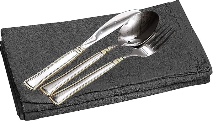 Utopia Towels Kitchen Bar Mops Towels, Pack of 216-16 x 19 Inches, 100% Cotton Super Absorbent Grey, Multi-Purpose Cleaning Towels for Home and Kitchen Bars