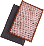 Redecker Copper Cleaning Cloth Dual-Sided Copper & Microfiber Kitchen Scrubber for Pots Pans Stove & Sink 1 Pack 5.7 x 4.1 in Made in Austria