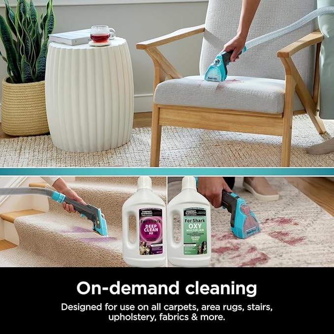1L Stain & Odor Remover, Carpet Cleaner. Compatible With Shark All Upright And Compact Deep Carpet Cleaners(SYSTEM FORMULA 2)