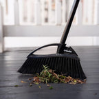 O-Cedar Indoor & Outdoor Strong Sweep Broom & Brush Bundle | Heavy Duty Bristles Remove 99% of Dust & Dirt in One Sweep | Step-On Dust Pan | Safe for Hardwoods, Powerful on Outdoor Debris