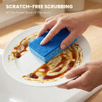 Kitchen Sponges, 12 Count, Non-Scratch Scrub Sponge, Dual Sided Cleaning Sponges for Dishes, Kitchen, Bathroom