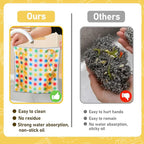 XANGNIER 10 Pcs Non Scratch Wire Dishcloth,2025 New Upgrade Steel Wool Cleaning Cloths for Wet and Dry,Multipurpose Wire Dishwashing Rag,Metal Mesh Miracle Cleaning Cloths for Kitchen,Dishes,Sink
