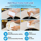 Magic Sponges Cleaning Eraser, 200 Pack 2X Density Stronger Melamine Sponge Foam Pads, Multi-Functional Household Cleaner Dish Sponge, Cleaning Supplies for Kitchen, Bathroom, Floor, Sink,Wall Cleaner