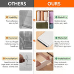Lifewit 4 Pack 4" High Drawer Dividers 28-43.5cm/11-17" Adjustable Drawer Organizer for Clothes/Utensils, Expandable Drawer Separator in Dresser/Kitchen/Bedroom/Office Organization & Storage Beige