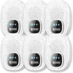 T-25, Ultrasonic Pest Repeller Wall Plug-in Most Effective Than Repellents - Get Rid of - Rodents, Squirrels, Mice, Rats, Bats, Roaches, Ants, Spiders, Bed Bugs, Мosquito, Insects, Fleas (6 Pack)