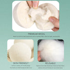 ZJchao 6 Pack Wool Dryer Balls for Laundry High Density Wool Drying Balls Reduce Static Cling Shorten Drying Time Reusable with Softener Alternative for Clothes Baby Delicates (4cm)