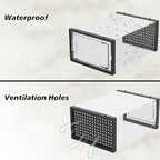 HOMIDEC Shoe Storage, 12 Pack Shoe Organizer for Closet, Shoe Boxes Clear Plastic Stackable Shoe Containers with Lids for Size 10