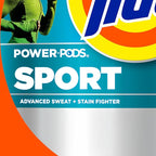 Tide Power Pods Sport Laundry Detergent Pacs, 63 Count, Advanced Sweat + Stain Fighter