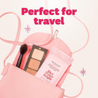 THE FACE SHOP X GLAMZILLA Rice Water Bright Cleansing Wipes On-the-Go Bundle for Face, Moisturizing, Infused with Rice Extract, Cleansing Facial Wipes, 25 Count (Pack of 3)