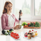 Clear Plastic Storage Bins 8 Pack - Pantry Organizers and Storage, Fridge Organizer for Kitchen, Cabinet, Freezer, Bathroom, Clost, Home Organization