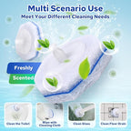 Cecailin® 120pcs Disposable Toilet Brush. Bathroom Cleaning. Disposable Bowl Cleaners Compatible with Most Toilet Brushes