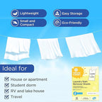 Nature Clean Natural Stain Remover for Clothes Laundry Strips Unscented 32 Count, Non-Toxic Advanced Stain Remover Treater Laundry Sheets, Plastic-Free Travel Stain Remover for Fabric Eco-Friendly