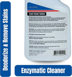 GEODE Carpet Cleaner Solution for Machines – Enzyme Carpet Cleaner & Deodorizer for Deep Cleaning, Pet Stain & Odor Remover, Non-Toxic Concentrated Formula for Carpet Cleaning Machines (32 Oz)
