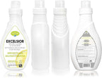 Excelsior HE Washing Machine Cleaner and Deodorizer, Removes Odors & Residues for 20 Cleanings of High Efficiency Washers, Lemon Scent, 1 Liter Bottle