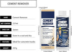 Fast-Acting Concrete Remover, No-Damaging Cleaner Liquid, 237ml Dried Concrete Dissolver with Powerful Formula, Safe Cleaning Solution with Easy Application Feature -Friendly