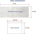 DR.EASY Color Trapper sheets for Laundry 120ct,remove dyes,fluorescent & heavy metals,maintain original color,Special Pores Texture absorb dyes more & faster,unscented,no Chemicals,safe in dryer