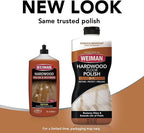 Weiman Wood Floor Polish and Restorer 32 Oz Bundle - High-Traffic Hardwood Floor, Natural Shine, Removes Scratches, Leaves Protective Layer