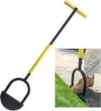 41in Lawn Edger, Half Moon Edger, Border Edger with T-Grip, Saw-Tooth for Sidewalk and Grass Maintenance