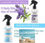 Natural Linen & Room Spray Air Freshener Mist – Scented Fabric Spray with Plant Extracts for Pillows, Sheets, and Home Fragrance. Aromatherapy Pillow Mist for Relaxation and Sleep 4PCS