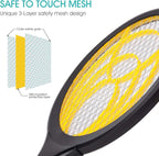mafiti Fly Swatter Electric, Battery Powered Fly Killer Mosquito Zapper Bug Zapper Racket for Indoor Outdoor (2 Pack)