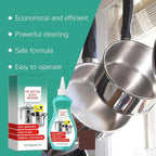 Liquid Pot and Pan Cleaner for Burnt On Food & Grease, Tough Stove Top and Cookware Cleaner, Removes Stubborn Stains on Stainless Steel, Cast Iron, Copper Pots - 5 fl oz