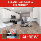 AL-NEW Walnut Cleaning Pads | Versatile, Scratch Resistant Household Cleaning & Scouring Pads for Kitchen Cleaning, Dishes, Pots, Pans & More (6 Pack)