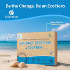 Garbage Disposal Cleaner and Deodorizer Tablets 20g 1 Year Supply Sink Cleaner, Prevents Odors, Natural Kitchen Drain Cleaning Care 12 Pack