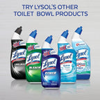 Lysol Toilet Bowl Cleaner Gel, For Cleaning and Disinfecting, Stain Removal, Forest Rain Scent, 24oz (Pack of 4)