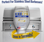 Stainless Steel CPR 18oz- 2-in-1 Kitchen Stainless Steel Cleaner and Polish for Appliances- Cleaner Removes Fingerprints, Water Marks and Grease. Refrigerator Cleaners, Stoves, & Dishwashers