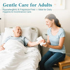 300 Pcs Ultra Thick Soft Large Body Wipes Individually Wrapped(7.87" x 9.45"),Shower Wipes for Adults Bathing No Rinse,Personal Cleansing Wipes for Travel Gym,Bulk Deodorant for Homeless(White)