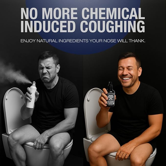 Toilet Deodorizing Spray | Natural Before You Go Toilet Spray | Pre-Poop Bathroom Odor Eliminator with Essential Oils | Travel Size Bathroom Air Freshener | Petal Power 2oz