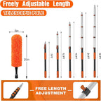 36FT Reach Duster Cleaner Kit, Dusters for Cleaning with Extension Pole, Baseboard & Wall and Window Cleaner Mop for Fan Blades, High Ceiling and Cobweb