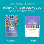 Truly Free Dryer Angel - Natural Dryer Sheet Alt, Non-Toxic Reusable Fabric Softener Booster Sheets, Safe for Babies and Sensitive Skin, Laundry Room Essentials - Germanium Scent - 2 Packs + 2 Refills