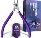 RUITOOL Model Nippers, Model Tools for Beginners to Repair and Fix Plastic Models, Ultra-thin Single-edged Non-slip Grip, 4.7 Inch Sharp Cutters for Model Building