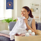 Wool Dryer Balls Handmade 3 Pack XL,Organic Laundry Dryer Balls,100% New Zealand Wool Natural Fabric Softener,Reusable 1000 Loads,Wrinkles Free, Shorten Drying Time,Baby Safe (3 Pack,Sleeping Sheep)
