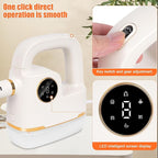 STEAM CLEANER Handheld [One Click Clean] Steamer for Cleaning 10-in-1 High Pressure Steam Cleaner for Home/Car Detailings/Fabric etc. Separate Design|Digital Display|Two Cleaning Methods
