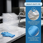6-Pack Oven Rack Cleaning Bags (4 Large + 2 XL) with Gloves, Reusable Heavy-Duty Leak-Resistant Soak Bags for Deep Cleaning Oven Racks & Grill Grates, No Cleaner Included