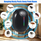 2025 Ultrasonic Pest Repeller Indoor Electronic Mouse Repellent Devices Rodent Repellent Ultrasonic Plug in Pest Control for Mice Roach Bug Mosquito Spider Ant Insect for Home Office,3 Mode Switching