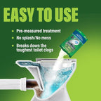 Green Gobbler POWDER PLUNGER Toilet Bowl Clog Remover - 2 Pack Net WT 16.5 oz